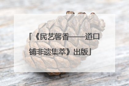 《民艺馨香——道口铺非遗集萃》出版