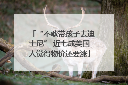 “不敢带孩子去迪士尼” 近七成美国人觉得物价还要涨