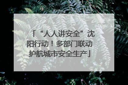 “人人讲安全”沈阳行动！多部门联动护航城市安全生产
