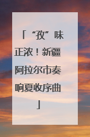 “孜”味正浓！新疆阿拉尔市奏响夏收序曲