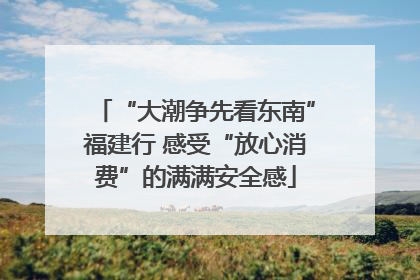 “大潮争先看东南”福建行 感受“放心消费”的满满安全感