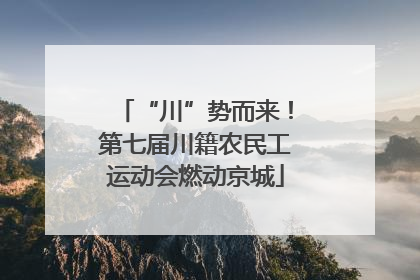 “川”势而来！第七届川籍农民工运动会燃动京城