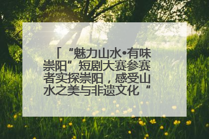 “魅力山水•有味崇阳”短剧大赛参赛者实探崇阳，感受山水之美与非遗文化“提琴戏”魅力