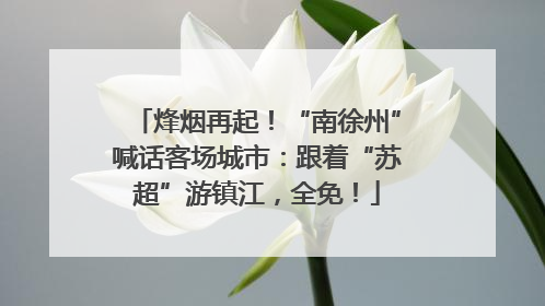 烽烟再起!“南徐州”喊话客场城市:跟着“苏超”游镇江,全免!
