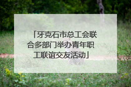 牙克石市总工会联合多部门举办青年职工联谊交友活动