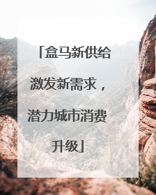 盒马新供给激发新需求，潜力城市消费升级