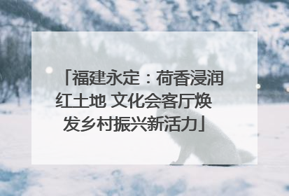 福建永定：荷香浸润红土地 文化会客厅焕发乡村振兴新活力