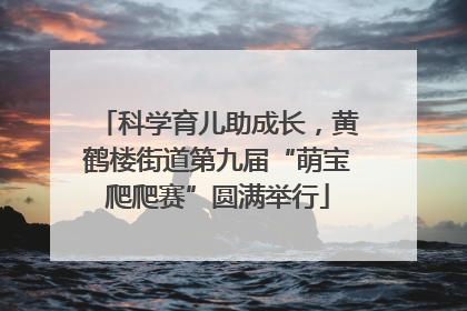 科学育儿助成长，黄鹤楼街道第九届“萌宝爬爬赛”圆满举行