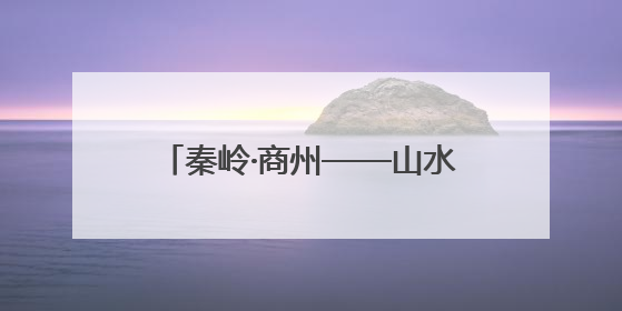 秦岭·商州——山水人文邀天下，商州区委副书记、区长支朝奇推介5个重点招商项目
