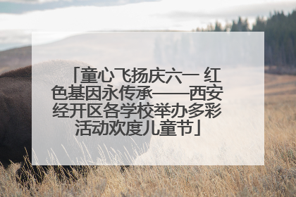 童心飞扬庆六一 红色基因永传承——西安经开区各学校举办多彩活动欢度儿童节