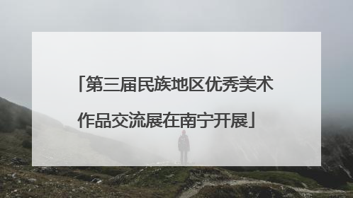 第三届民族地区优秀美术作品交流展在南宁开展