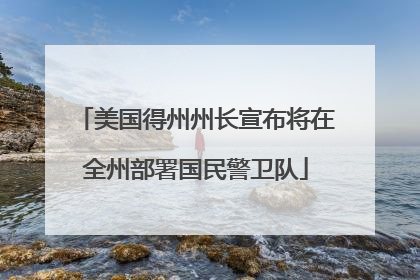 美国得州州长宣布将在全州部署国民警卫队