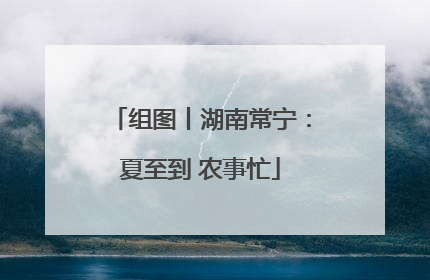 组图丨湖南常宁：夏至到 农事忙