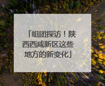 组团探访！陕西西咸新区这些地方的新变化