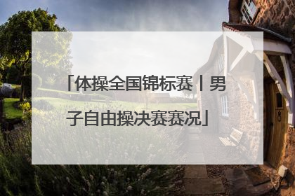 体操全国锦标赛丨男子自由操决赛赛况