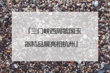 三门峡西周虢国玉器精品展亮相杭州
