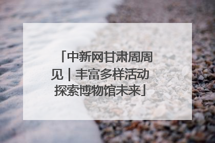中新网甘肃周周见｜丰富多样活动探索博物馆未来