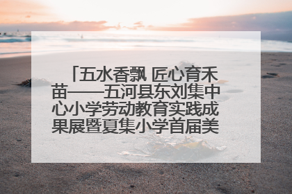 五水香飘 匠心育禾苗——五河县东刘集中心小学劳动教育实践成果展暨夏集小学首届美食节盛大举行