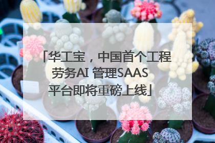 华工宝，中国首个工程劳务AI 管理SAAS平台即将重磅上线