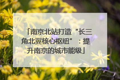 南京北站打造“长三角北翼核心枢纽”：提升南京的城市能级