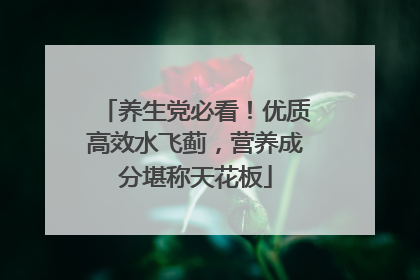 养生党必看！优质高效水飞蓟，营养成分堪称天花板