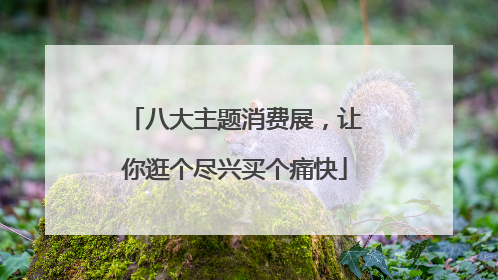 八大主题消费展，让你逛个尽兴买个痛快
