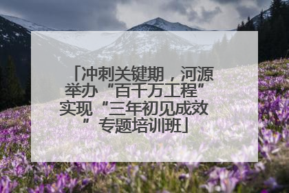 冲刺关键期，河源举办“百千万工程”实现“三年初见成效”专题培训班