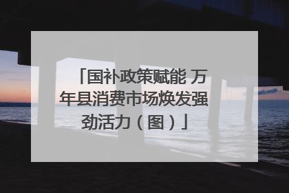 国补政策赋能 万年县消费市场焕发强劲活力（图）