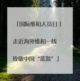 国际维和人员日丨走近海外维和一线 致敬中国“蓝盔”