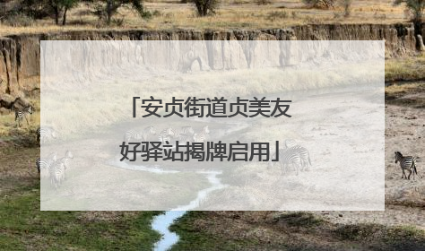 安贞街道贞美友好驿站揭牌启用
