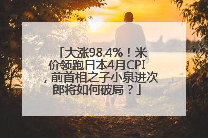 大涨98.4%！米价领跑日本4月CPI，前首相之子小泉进次郎将如何破局？