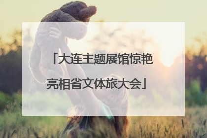大连主题展馆惊艳亮相省文体旅大会