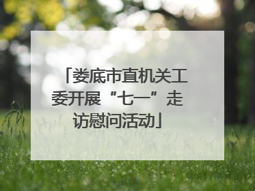 娄底市直机关工委开展“七一”走访慰问活动