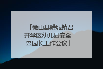 微山县驩城镇召开学区幼儿园安全暨园长工作会议