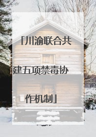 川渝联合共建五项禁毒协作机制
