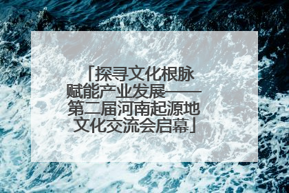 探寻文化根脉 赋能产业发展——第二届河南起源地文化交流会启幕