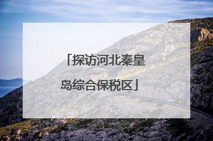 探访河北秦皇岛综合保税区