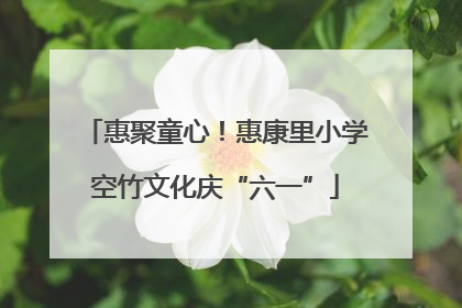 惠聚童心！惠康里小学空竹文化庆“六一”