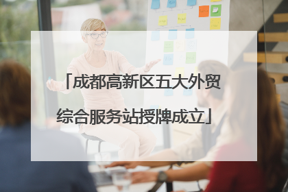 成都高新区五大外贸综合服务站授牌成立