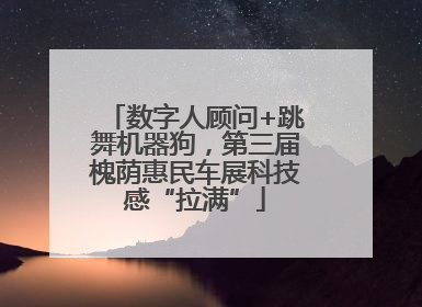 数字人顾问+跳舞机器狗，第三届槐荫惠民车展科技感“拉满”