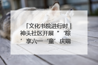 文化书院进行时｜神头社区开展“‘粽’享六一‘童’庆端午”主题系列活动