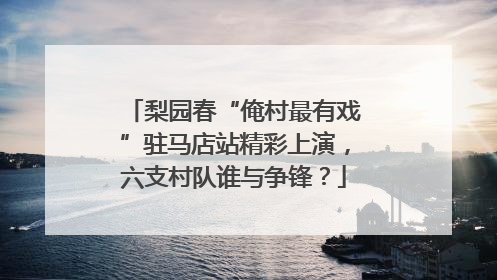 梨园春“俺村最有戏”驻马店站精彩上演，六支村队谁与争锋？