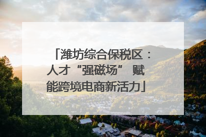 潍坊综合保税区：人才“强磁场” 赋能跨境电商新活力