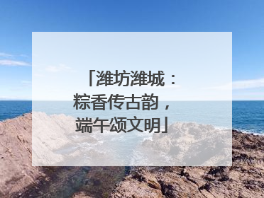 潍坊潍城：粽香传古韵，端午颂文明