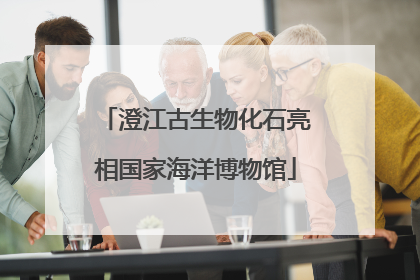 澄江古生物化石亮相国家海洋博物馆