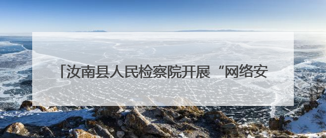 汝南县人民检察院开展“网络安全 伴我成长”主题帮教活动