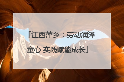 江西萍乡：劳动润泽童心 实践赋能成长