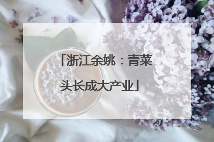 浙江余姚：青菜头长成大产业