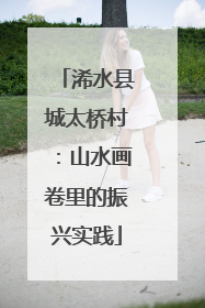 浠水县城太桥村：山水画卷里的振兴实践