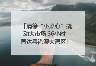清徐“小菜心”撬动大市场 36小时直达粤港澳大湾区